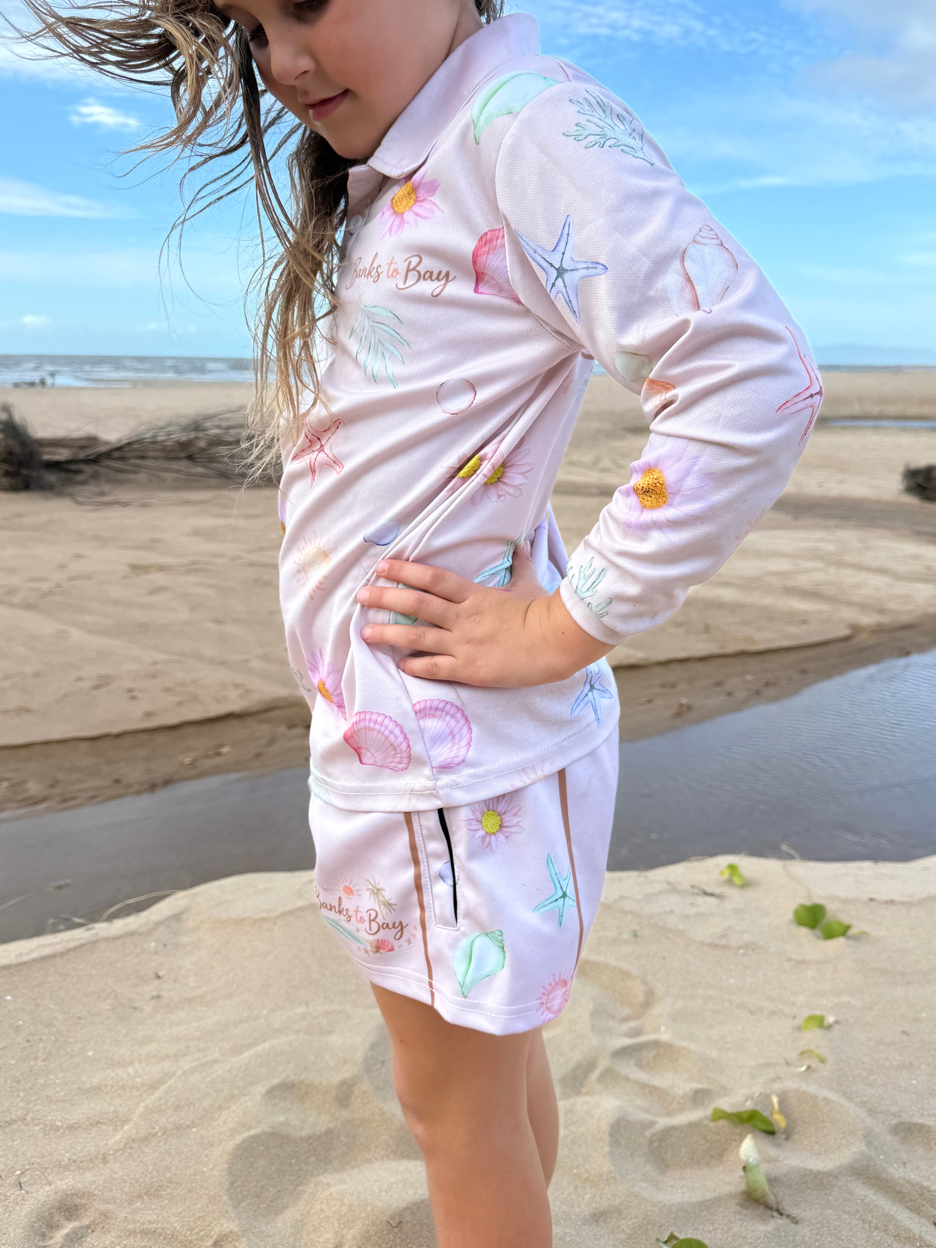 Blush Coastal Shorts