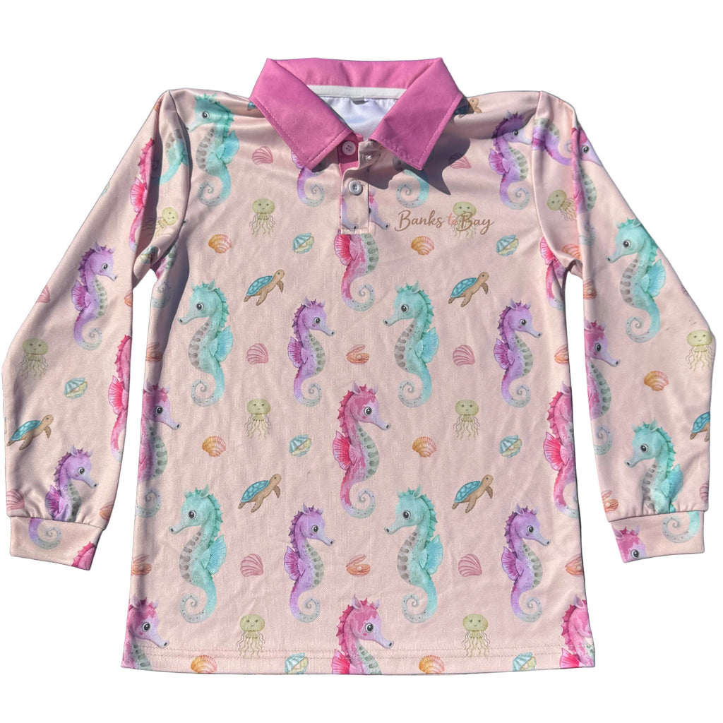 Seahorse Pink Long Sleeve